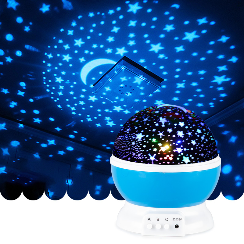 Ulduzlu Səma Galaxy Proyektoru – Fırlanan LED Gecə İşığı